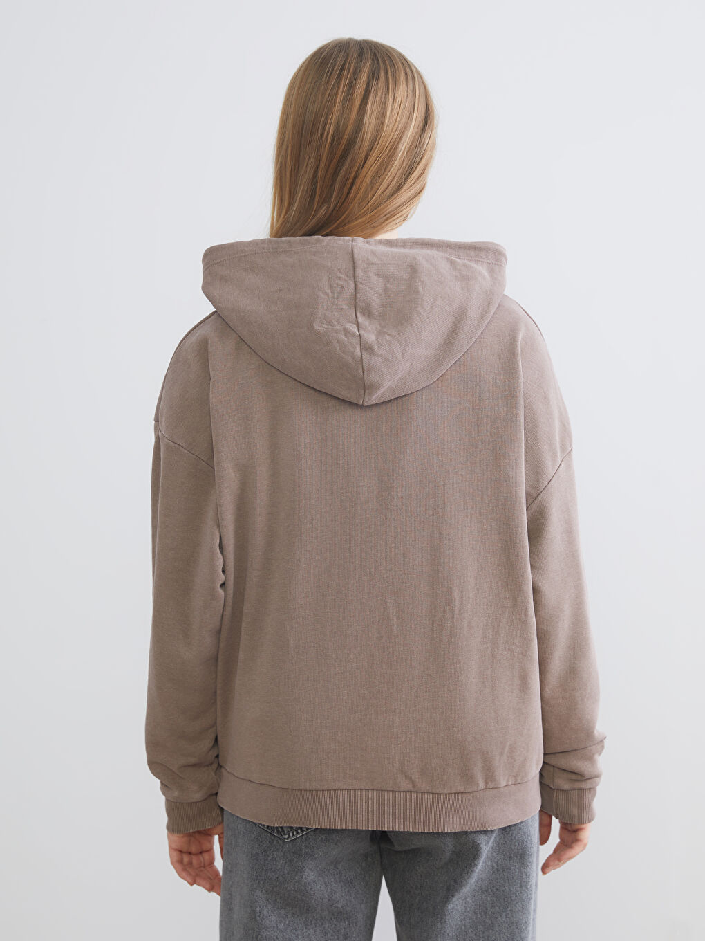 Woman BROWN Hoodie-3