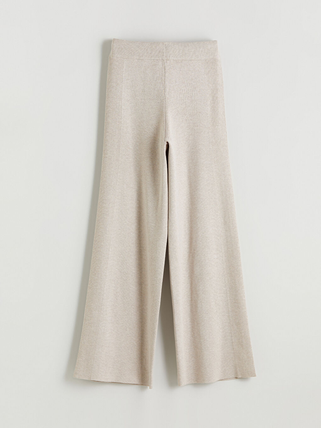 Elasticated Waist Women's Knitwear Trousers-5