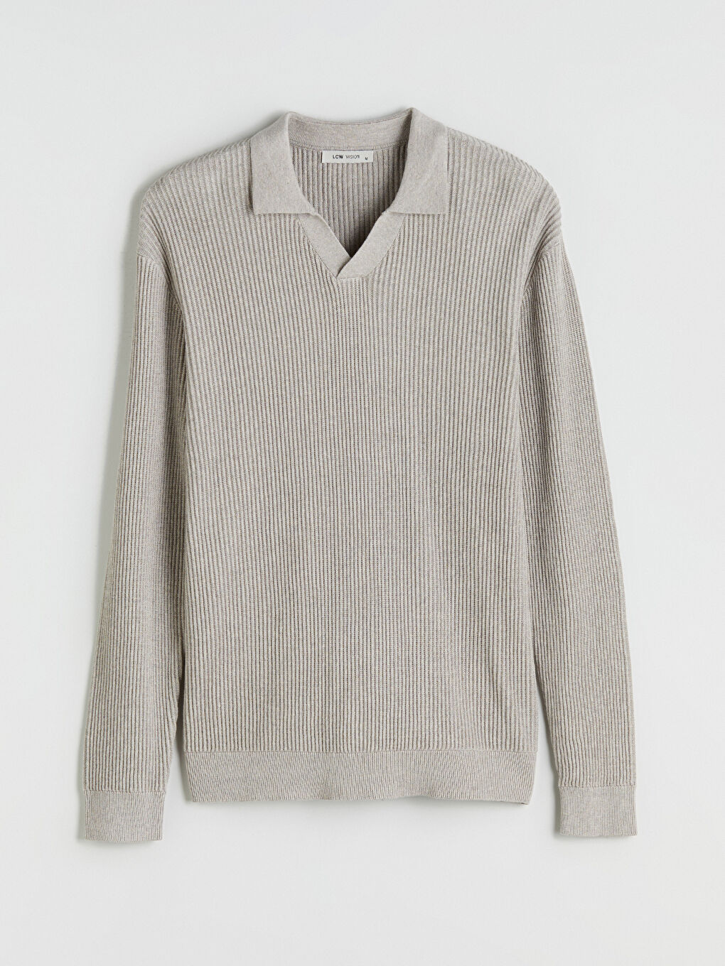 Polo Neck Men's Knitwear Sweater-4