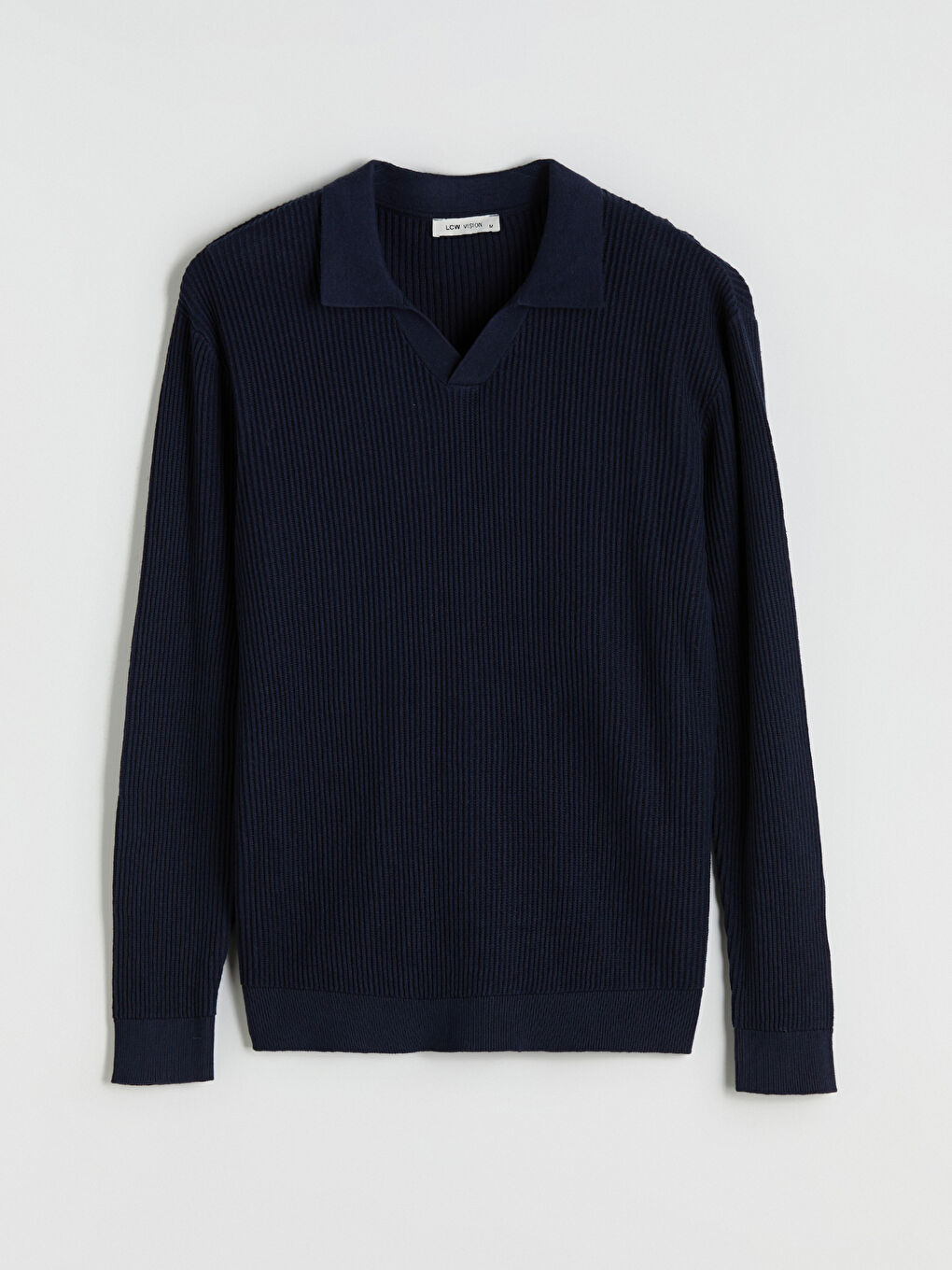 Polo Neck Men's Knitwear Sweater-4