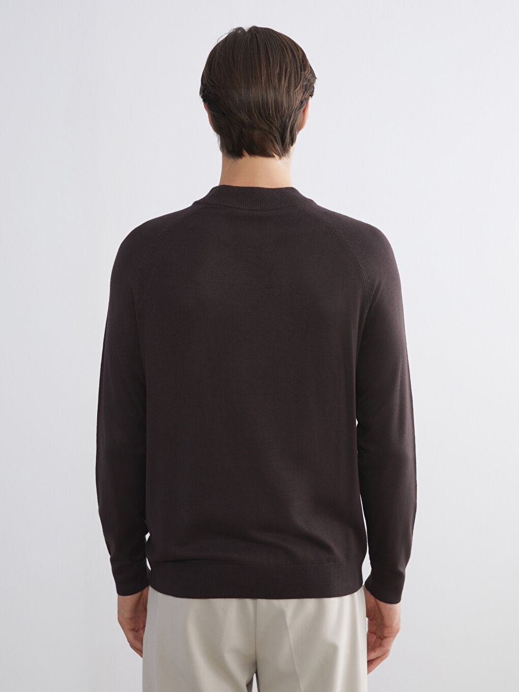 Half Turtleneck Men's Knitwear Sweater-3