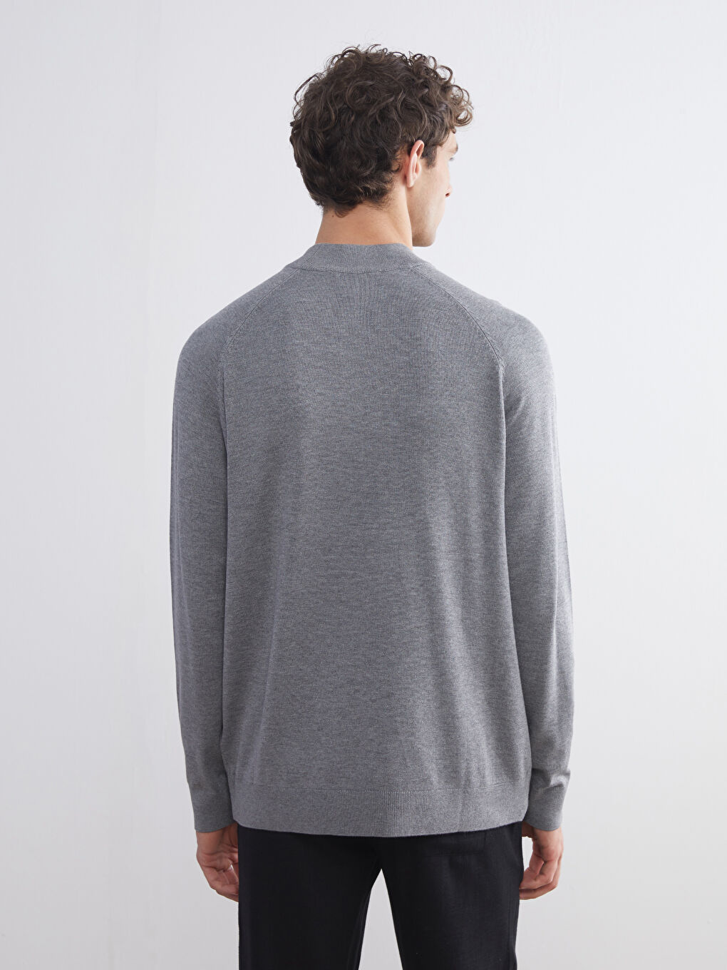 Half Turtleneck Men's Knitwear Sweater-6
