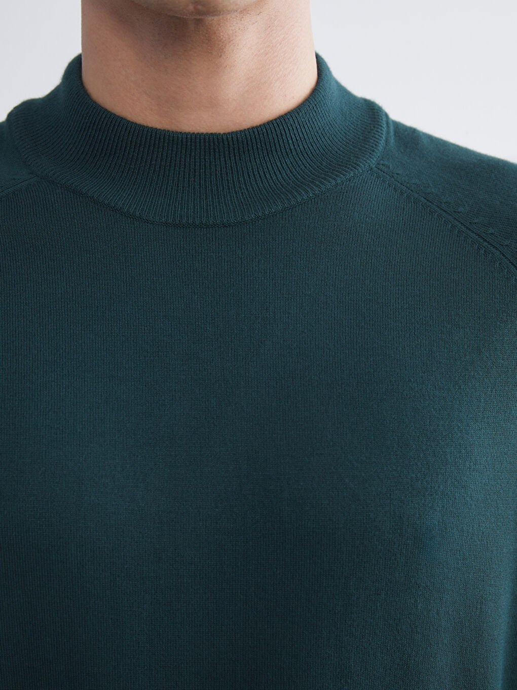 Свитер из трикотажа с полуводолазкой для мужчин-2