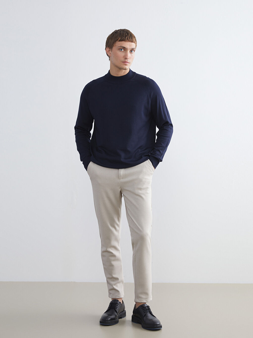 Half Turtleneck Men's Knitwear Sweater-1