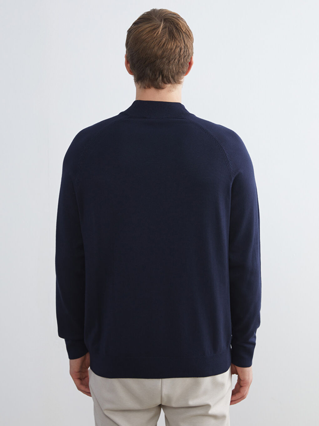 Half Turtleneck Men's Knitwear Sweater-3