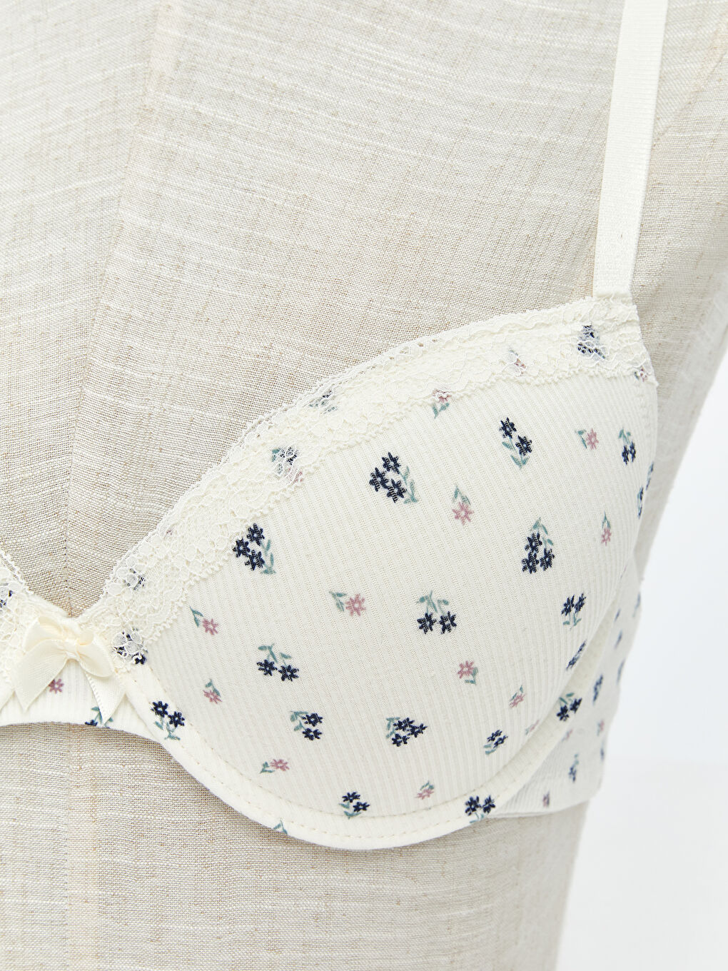 Wired Non-Padded Floral T-Shirt Bra-2