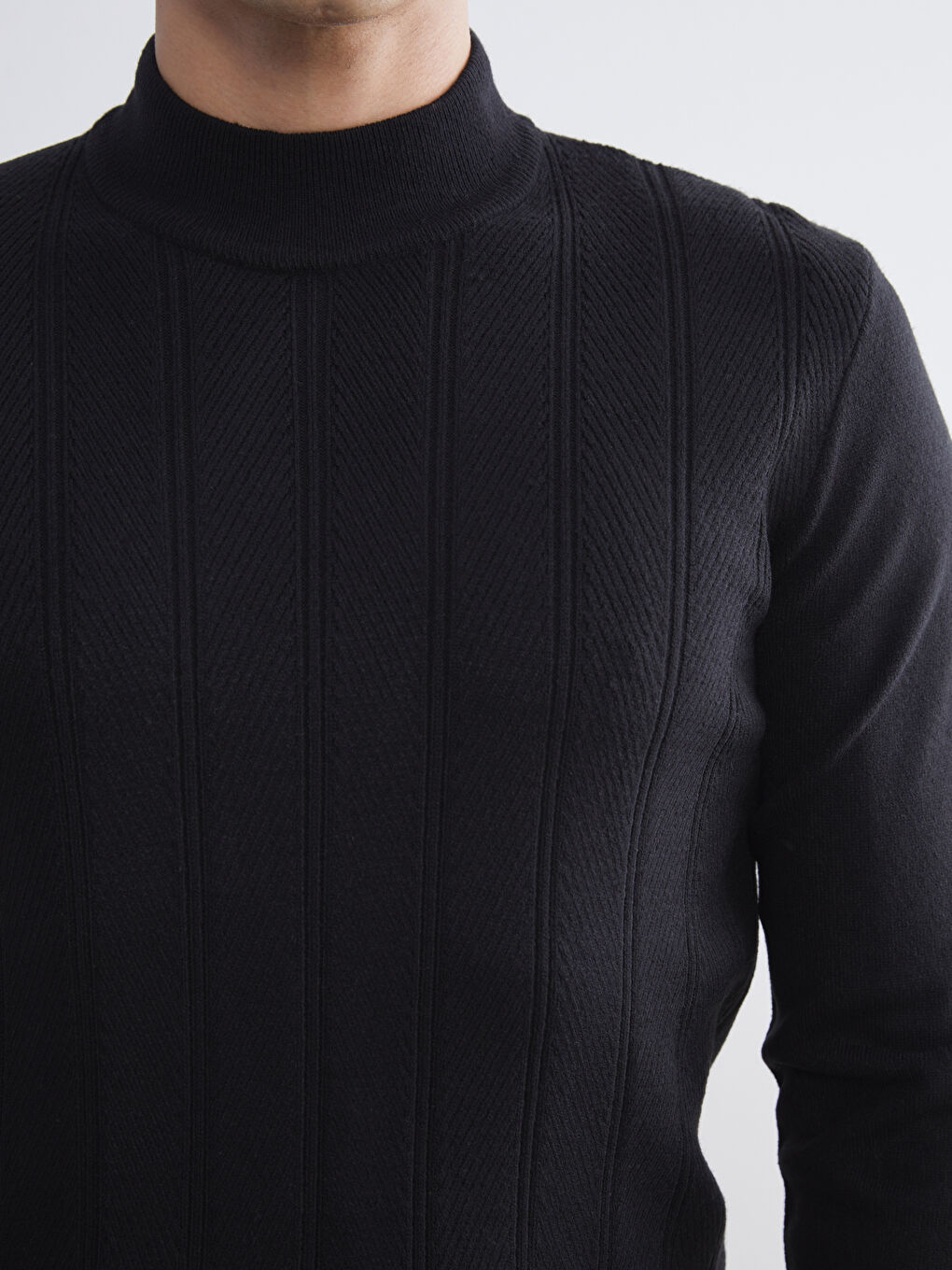 Half Turtleneck Men's Knitwear Sweater-2