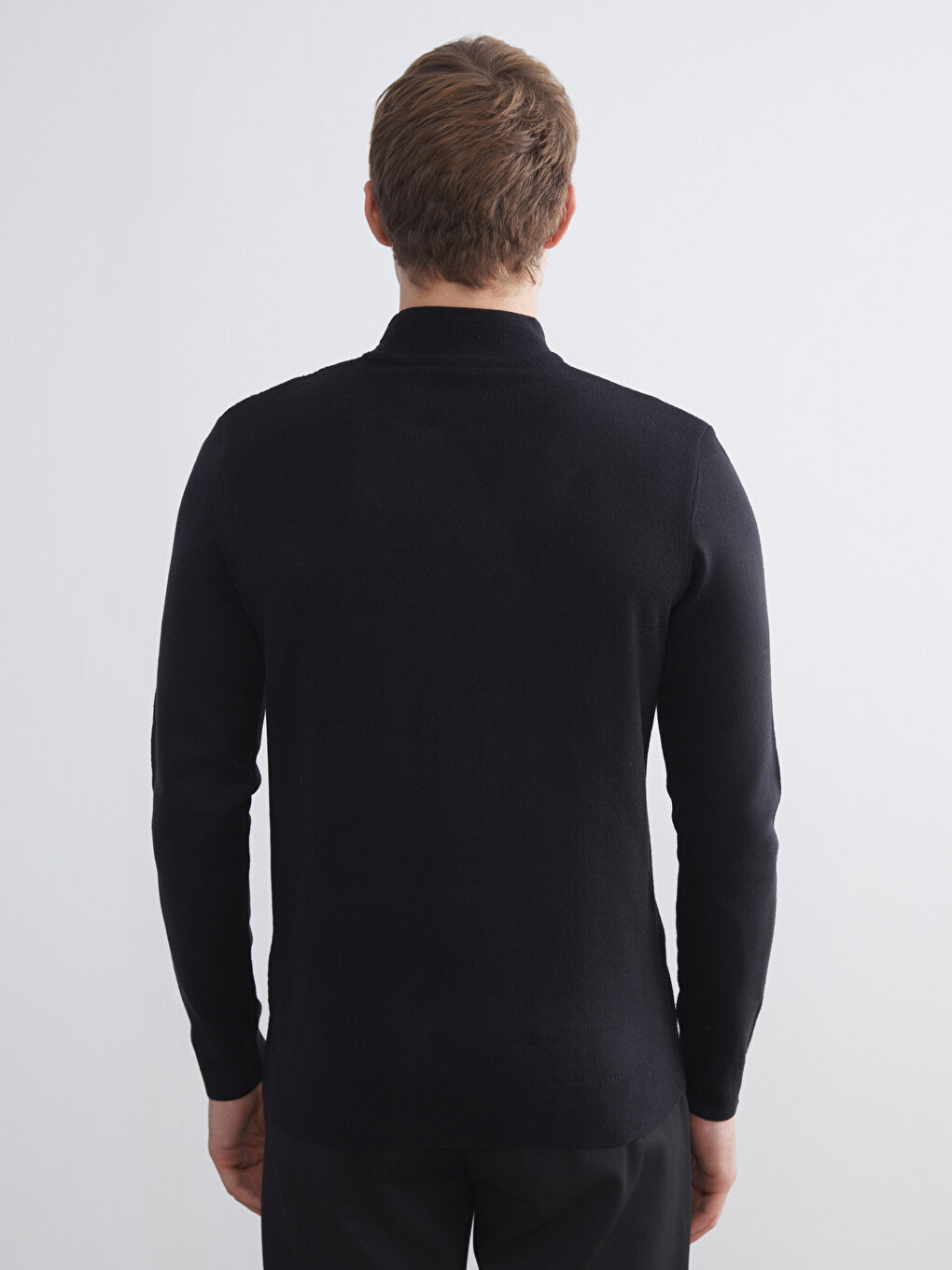 Half Turtleneck Men's Knitwear Sweater-3