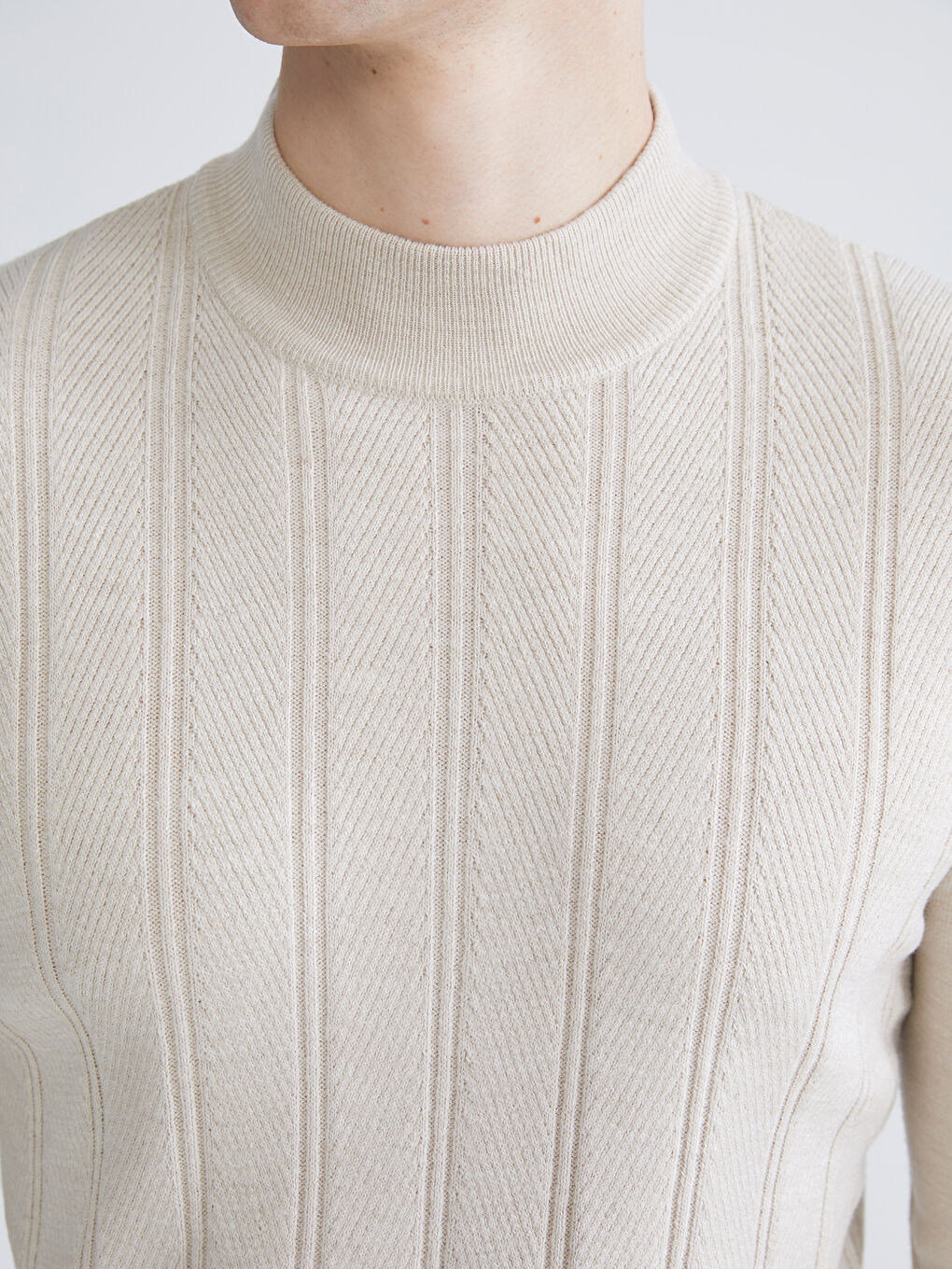 Half Turtleneck Men's Knitwear Sweater-2