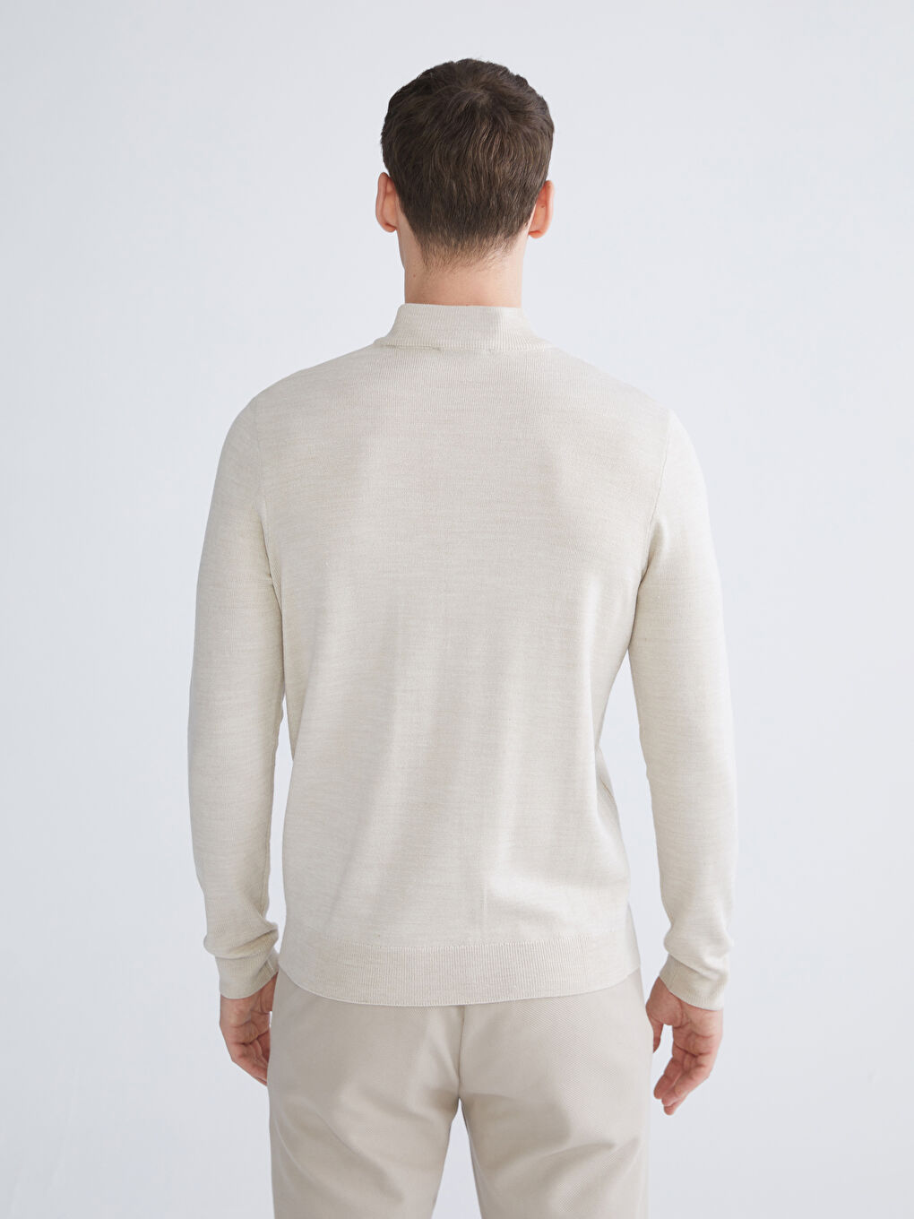 Half Turtleneck Men's Knitwear Sweater-3
