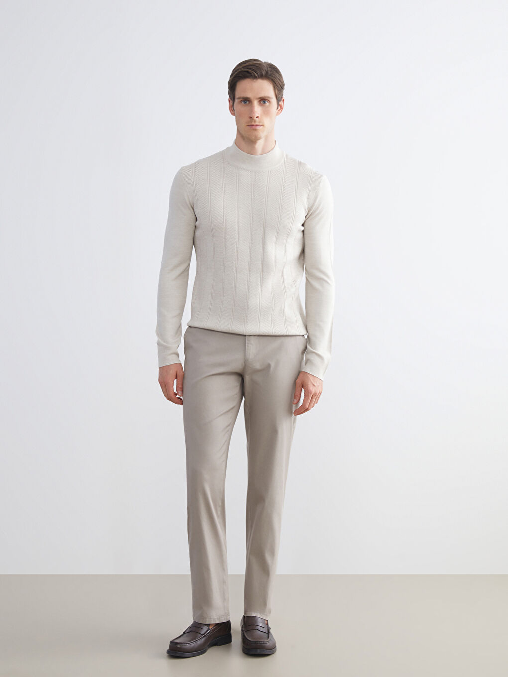 Half Turtleneck Men's Knitwear Sweater-1