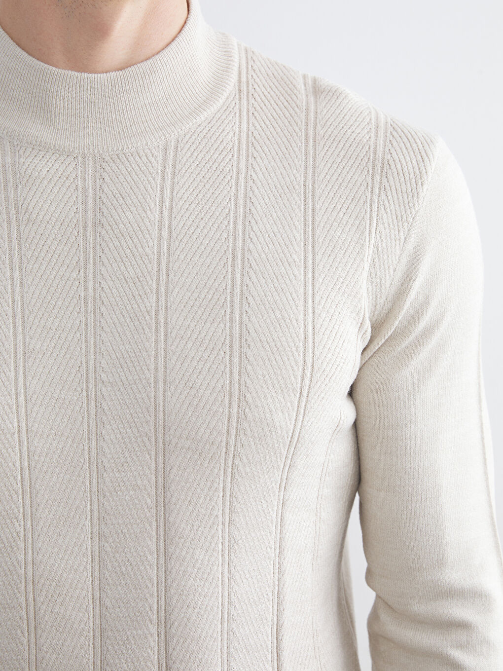 Half Turtleneck Men's Knitwear Sweater-2