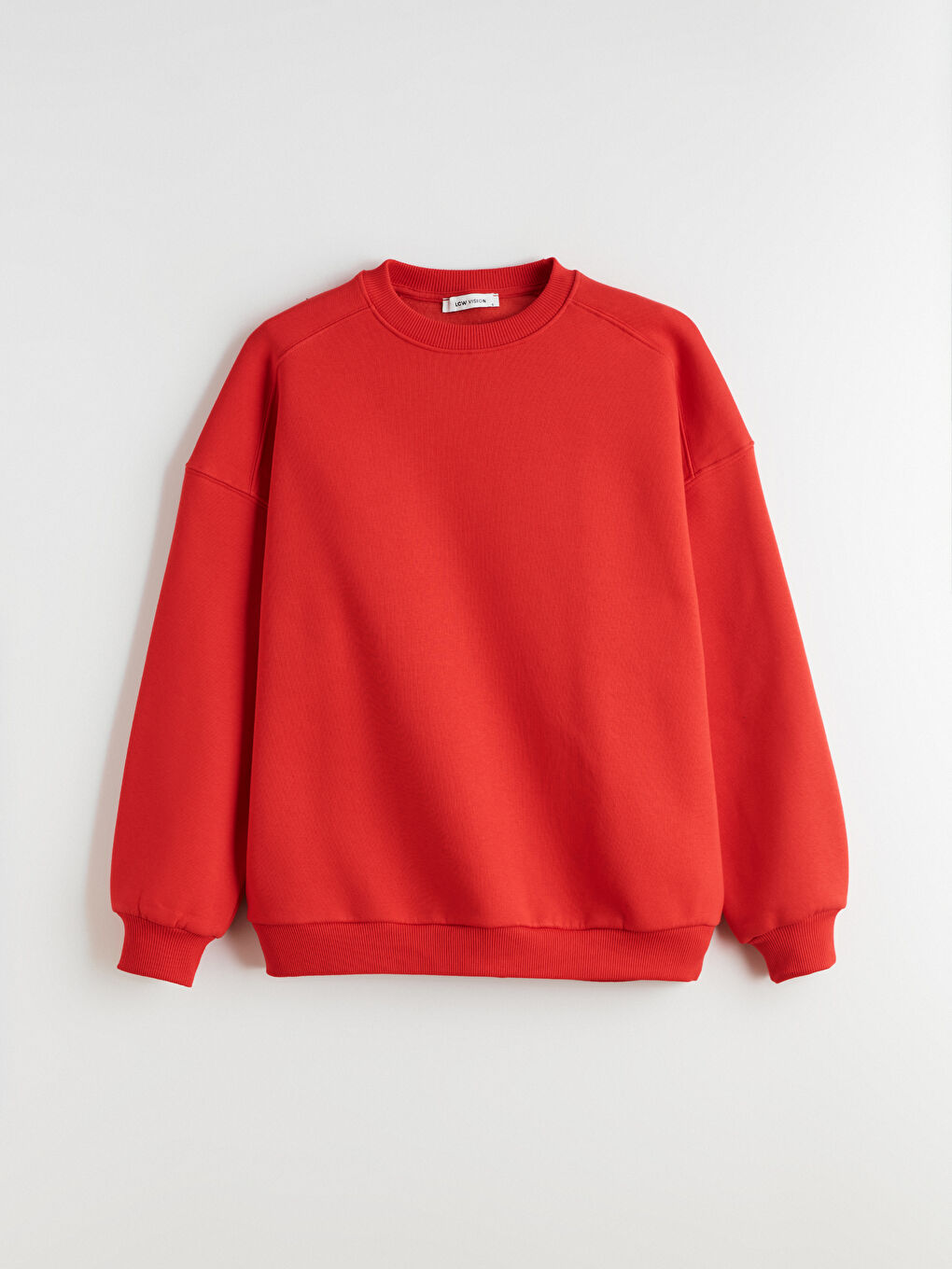 Crew Neck Oversize Women's Thick Sweatshirt-4