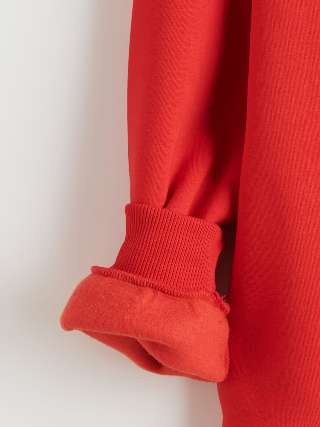 Crew Neck Oversize Women's Thick Sweatshirt-5