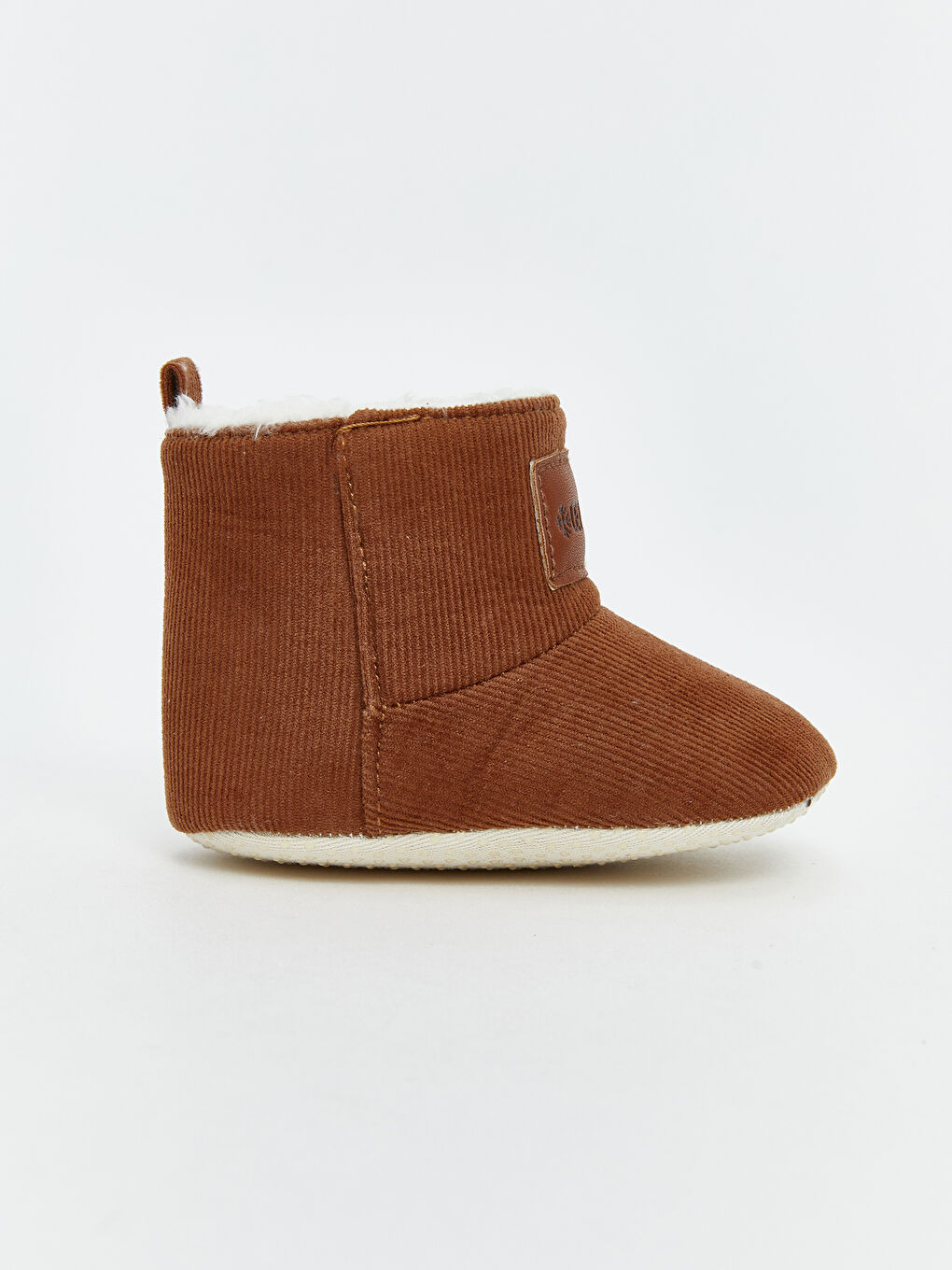 Baby Boy BROWN Slipper Boots-1