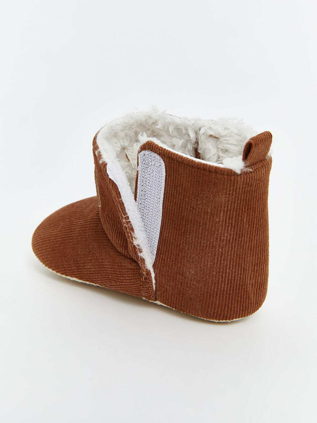 Baby Boy BROWN Slipper Boots-4