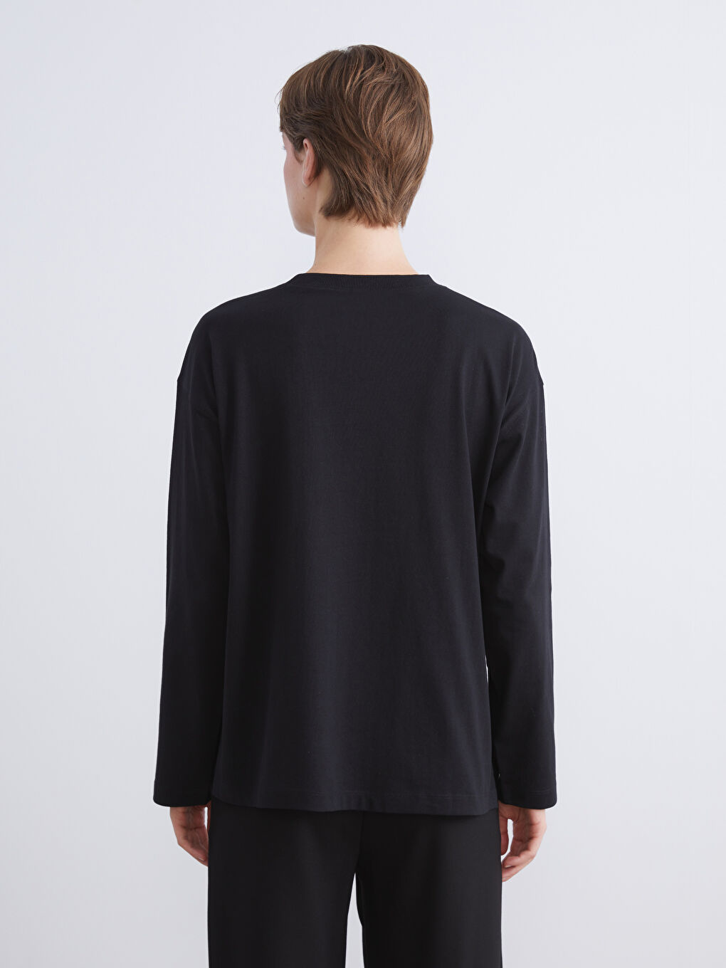 LCW Comfort تي شيرت نسائي بياقة دائرية -W5CA03Z8-CVL