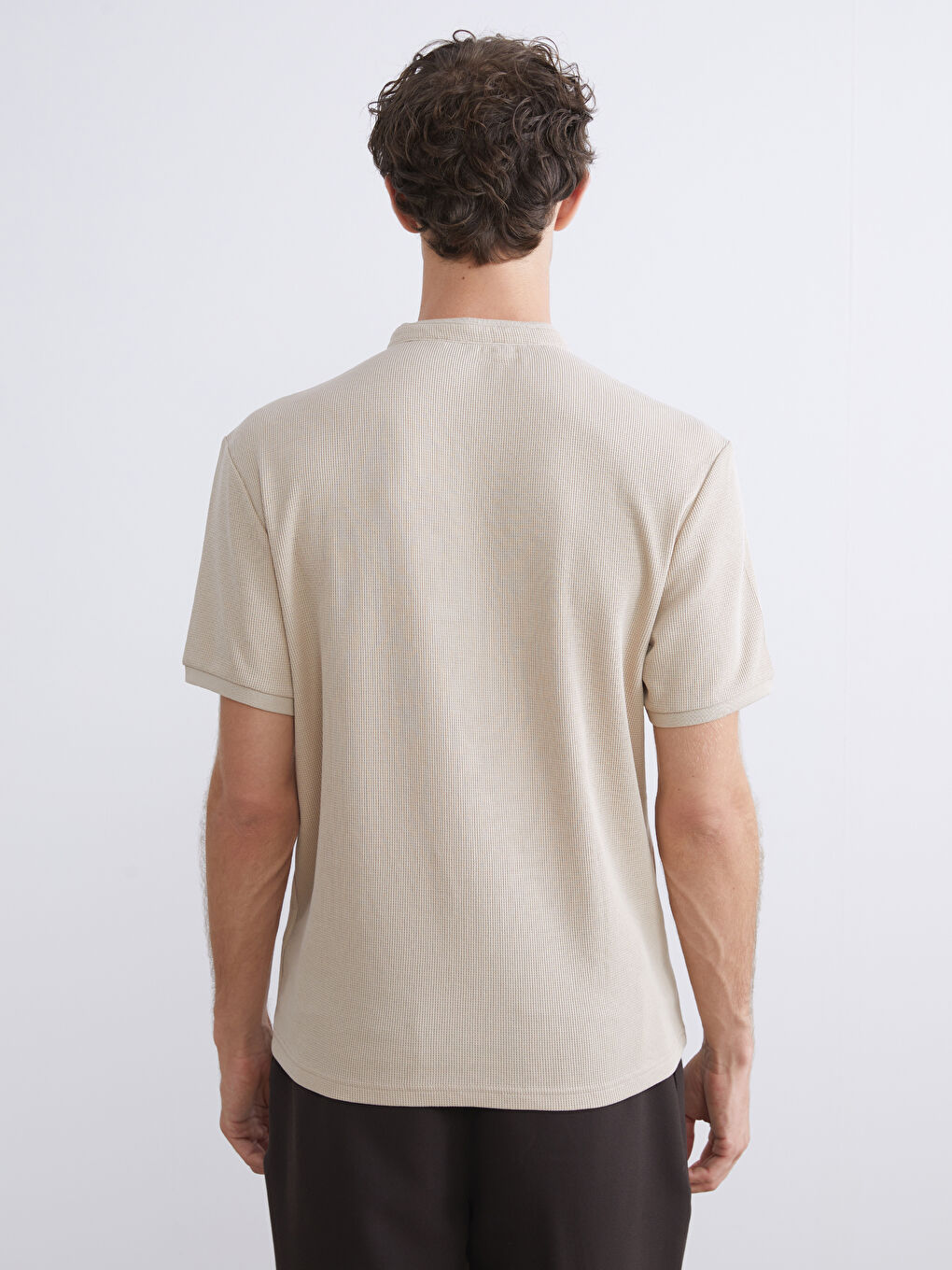 Grandad Collar Men's T-Shirt-3
