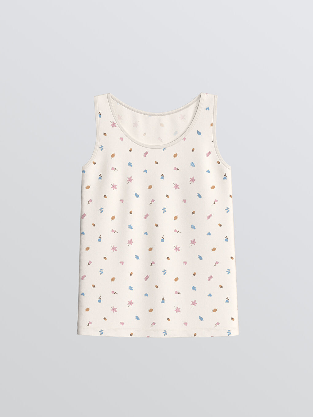 Crew Neck Girls' Tank Tops 2-Pack-2