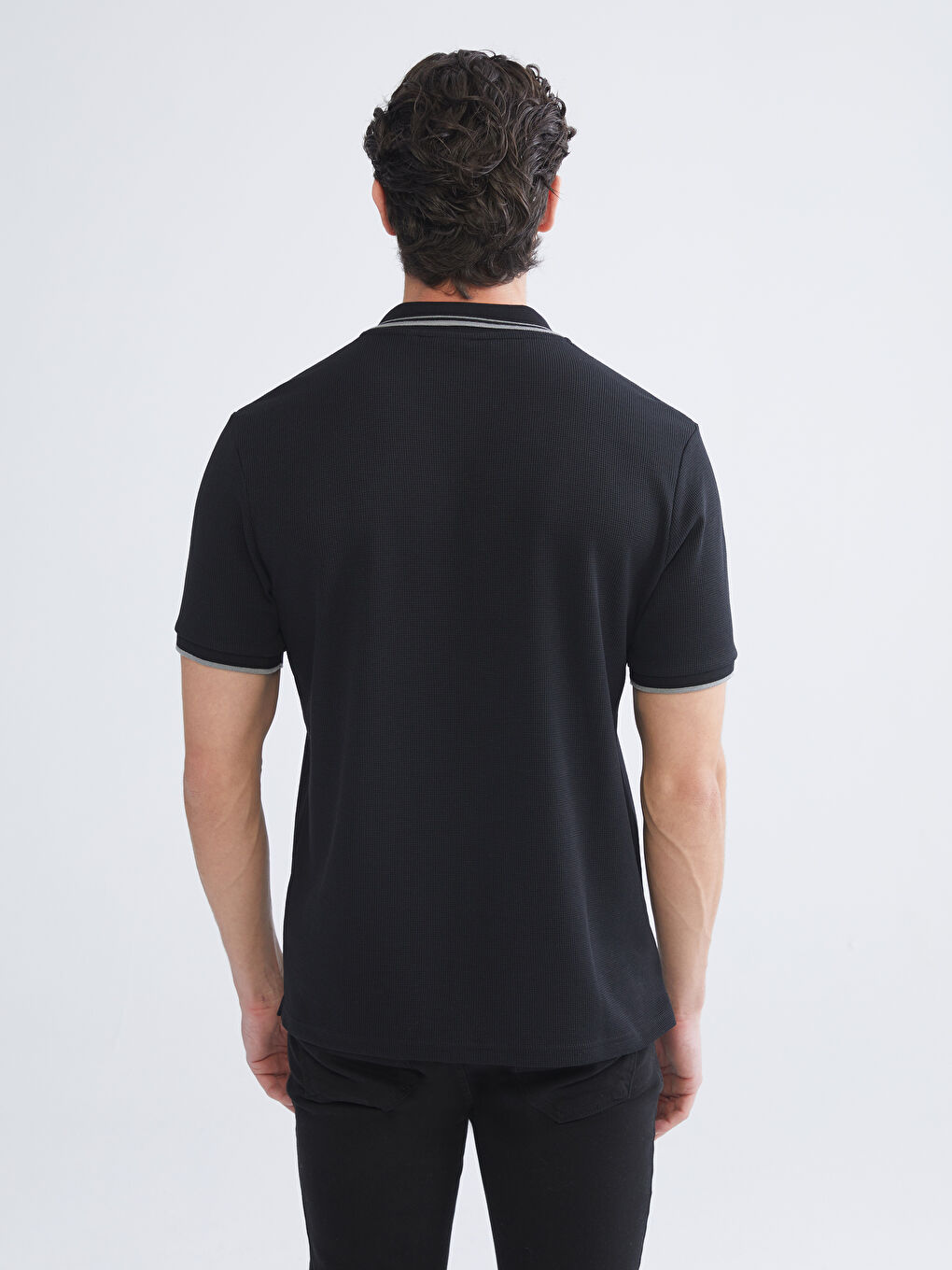 Ανδρικό T-Shirt με Λαιμόκοψη Polo-3