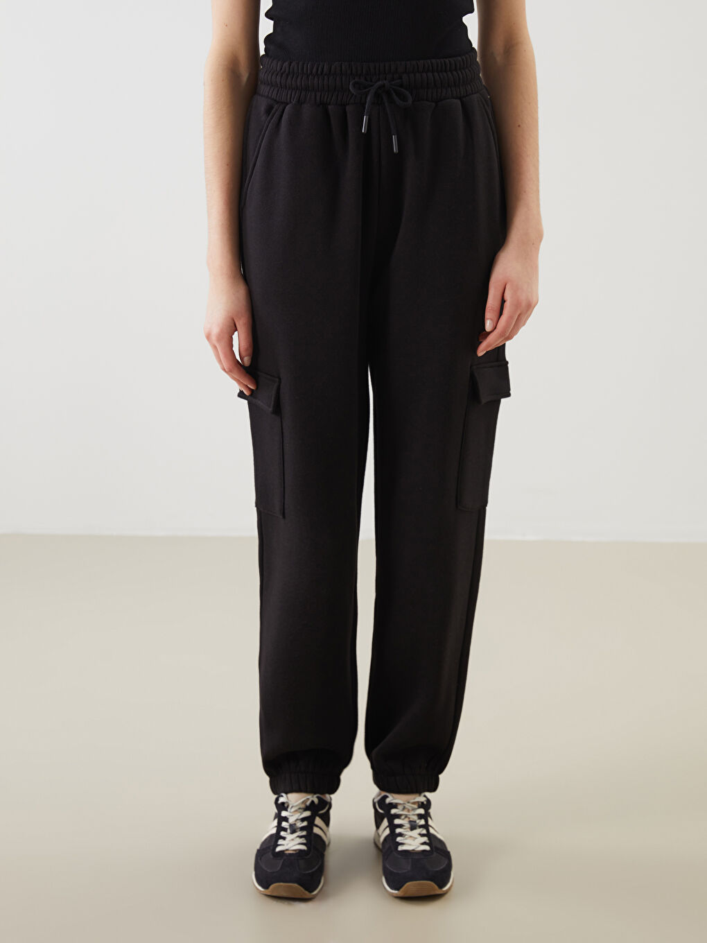 XSIDE Elasticated Waist Women's Jogger Sweatpants -W5CA66Z8-CVL