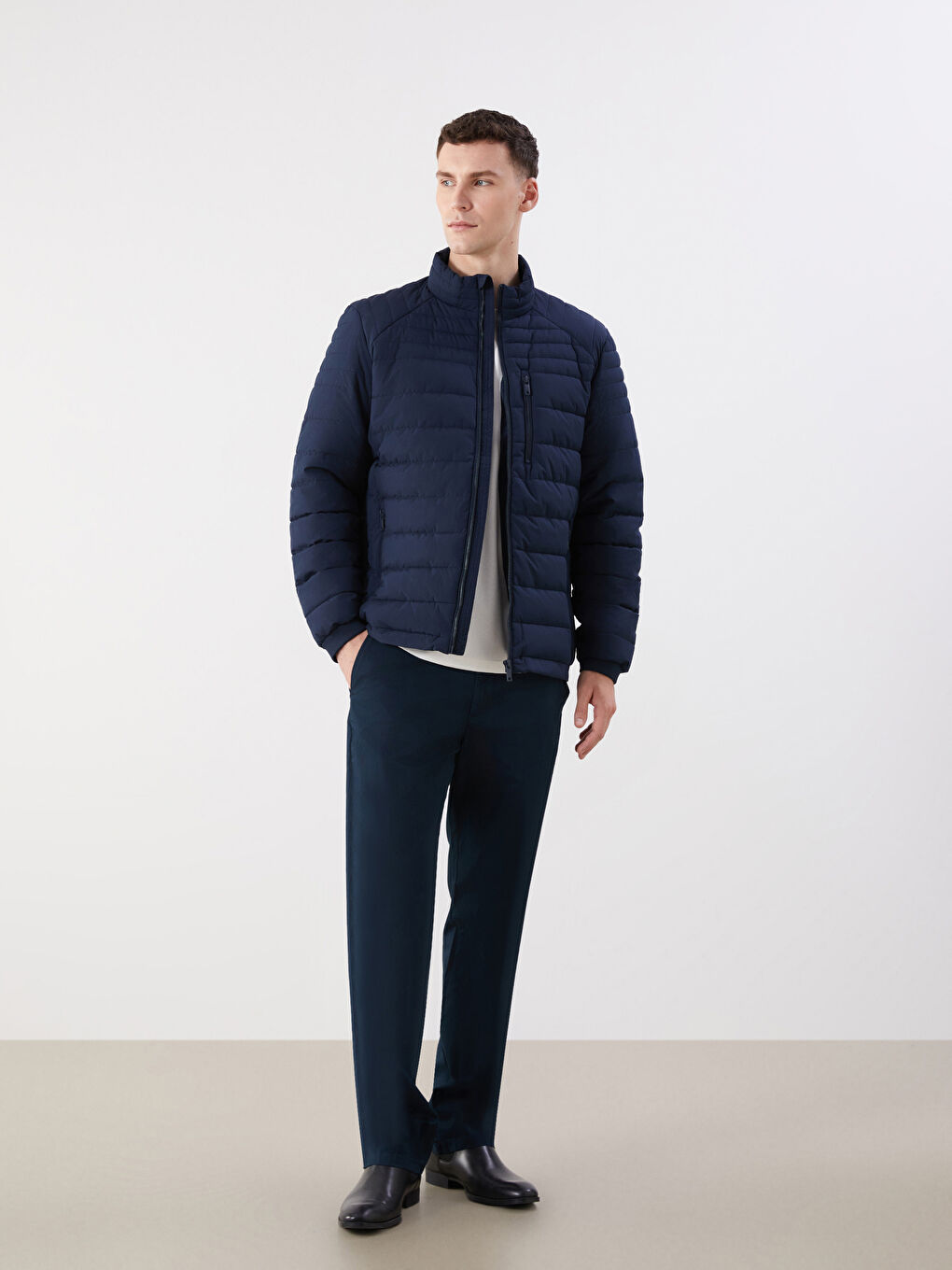 Muškarac TAMNO PLAVA Puffer jakna/napuhana deblja jakna-2