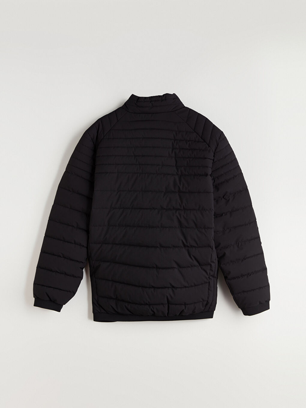 Standard Fit Funnel Neck Men's Puffer Coat-9