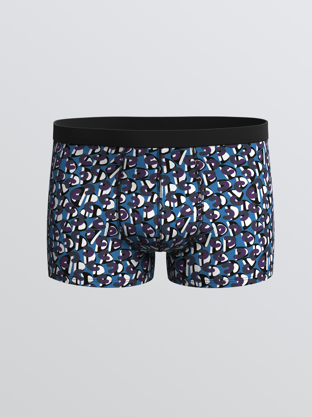 Lacivert Regular Fit Pamuklu Erkek Boxer