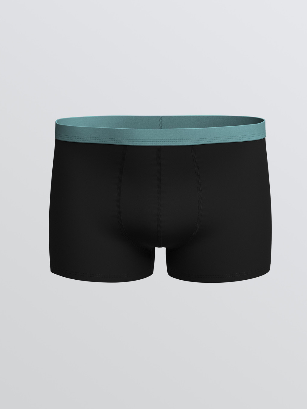 Siyah Regular Fit Pamuklu Erkek Boxer