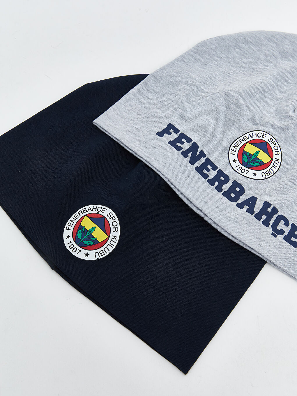Lacivert Fenerbahçe Baskılı Erkek Çocuk Bere 2'li-1
