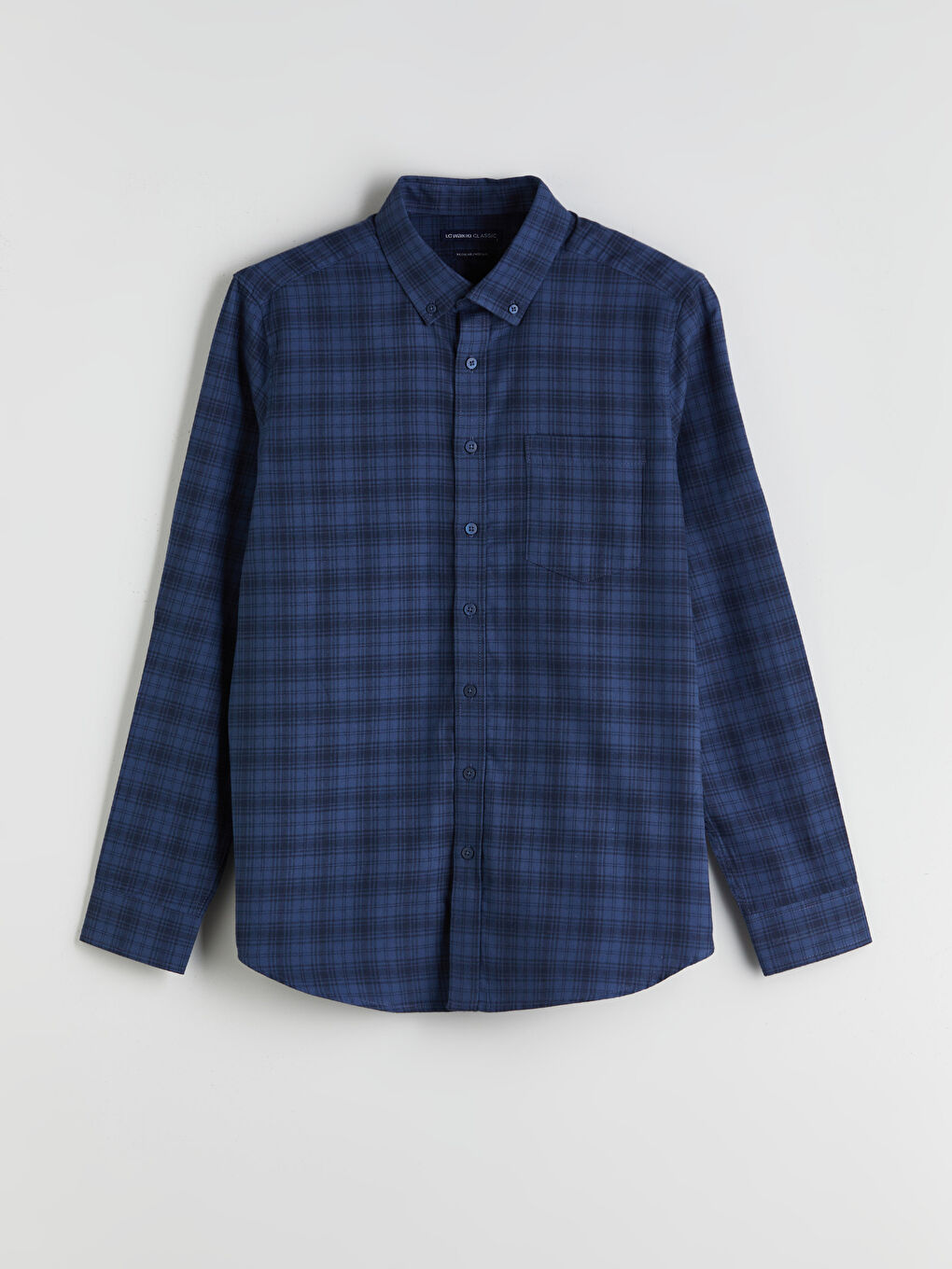 Regular Fit Plaid Men's Shirt-4