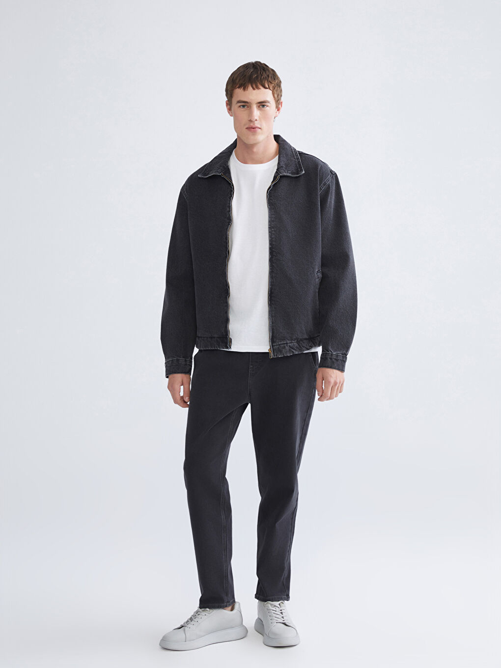 Antrasit 700 Straight Fit İçi Polarlı Kışlık Erkek Jean Pantolon