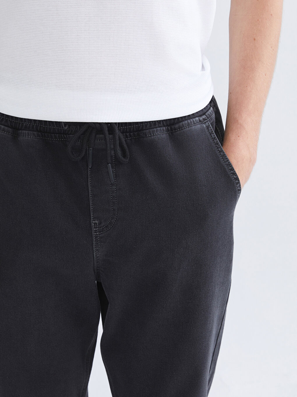 Antrasit 700 Straight Fit İçi Polarlı Kışlık Erkek Jean Pantolon-2