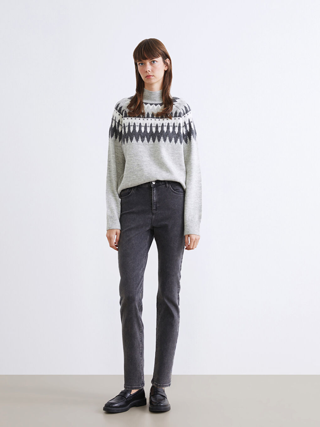 Žena SIVA Traperice-1