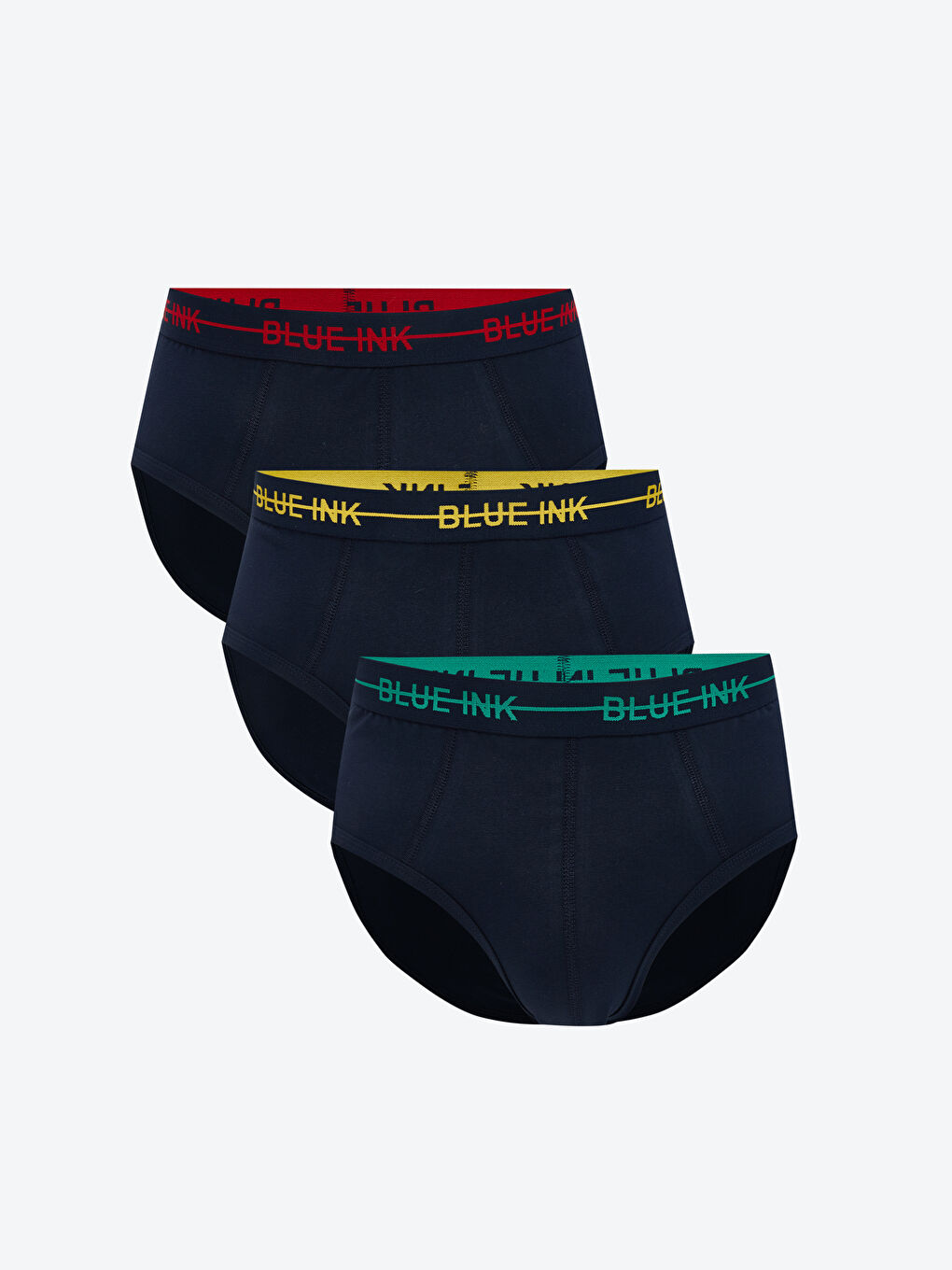 LC WAIKIKI Standard Size Cotton Flexible Men's Slip Briefs 3-pack -W5CC07Z8-DWP