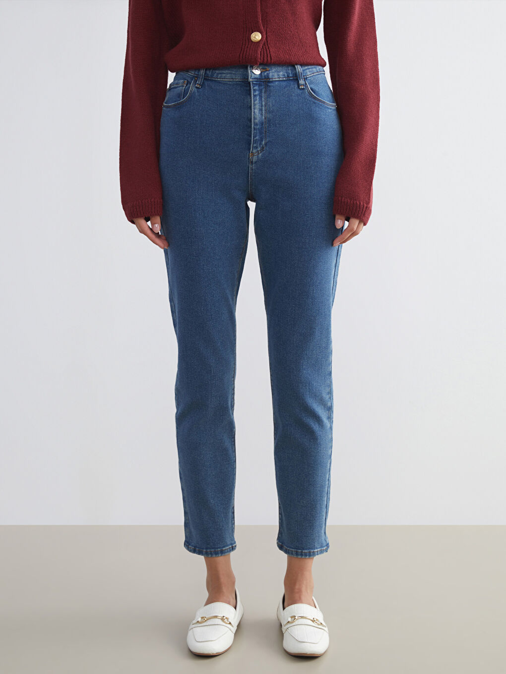 Slim Fit Women's Jeans-1