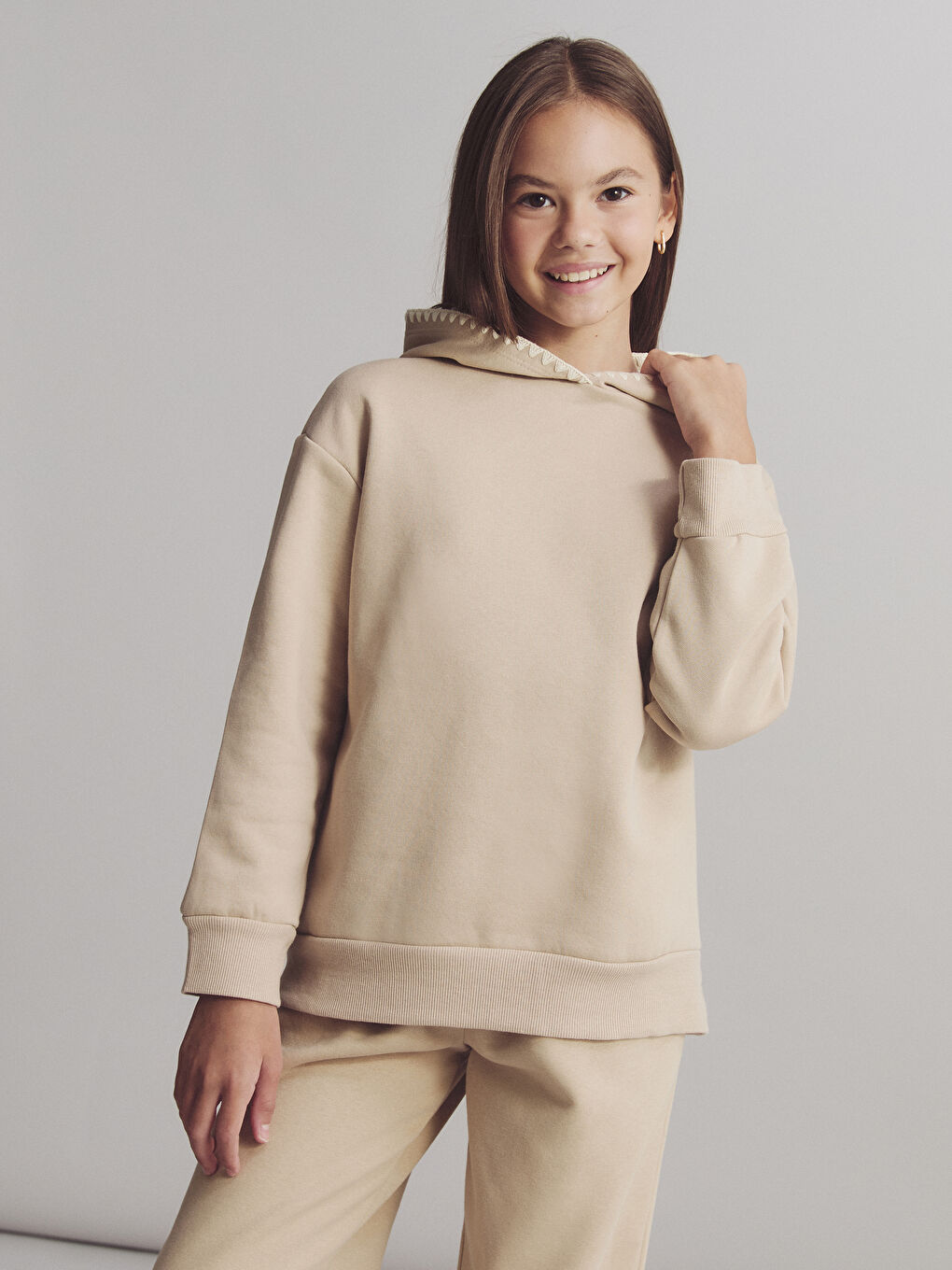 Hooded Girls' Sweatshirt