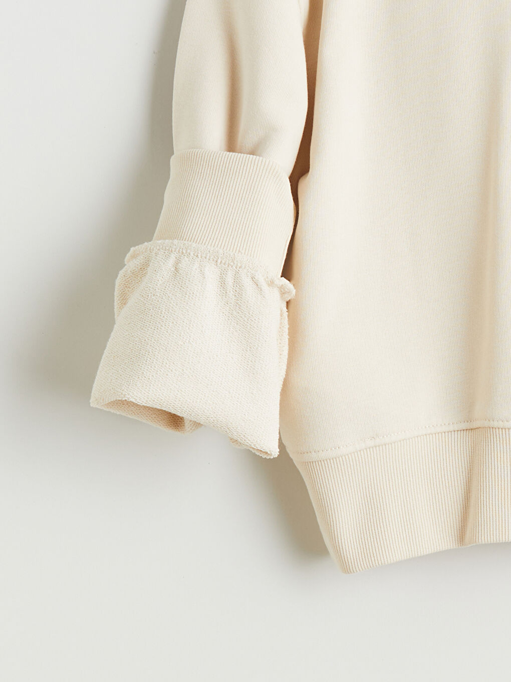 Polo Neck Girls' Sweatshirt-3