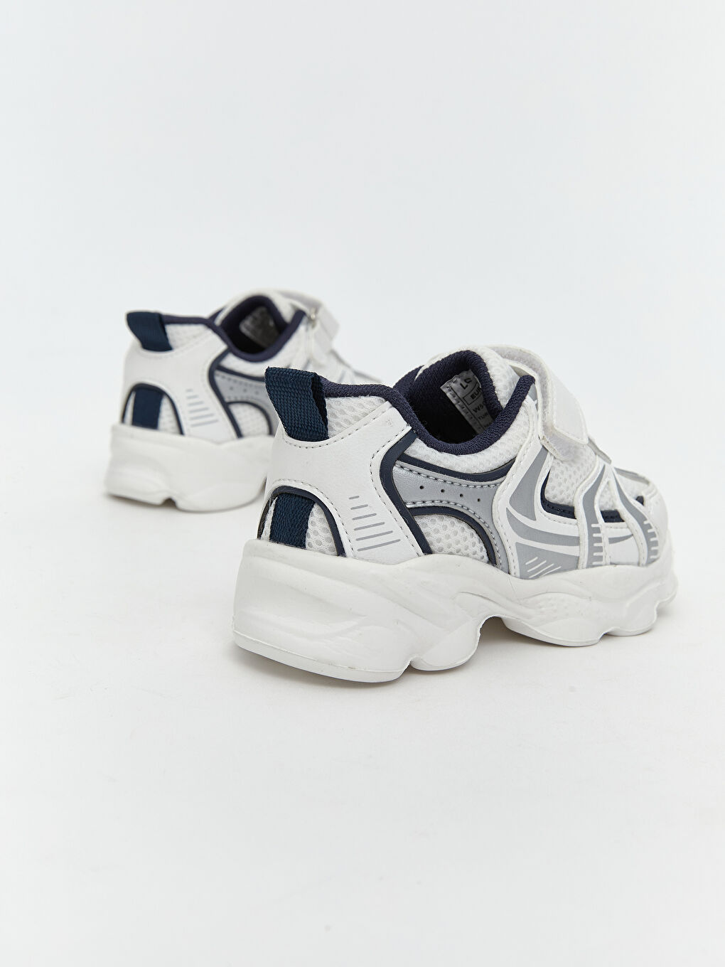 Beyaz Bağcık ve Cırt Cırtlı Erkek Bebek Aktif Spor Ayakkabısı-4