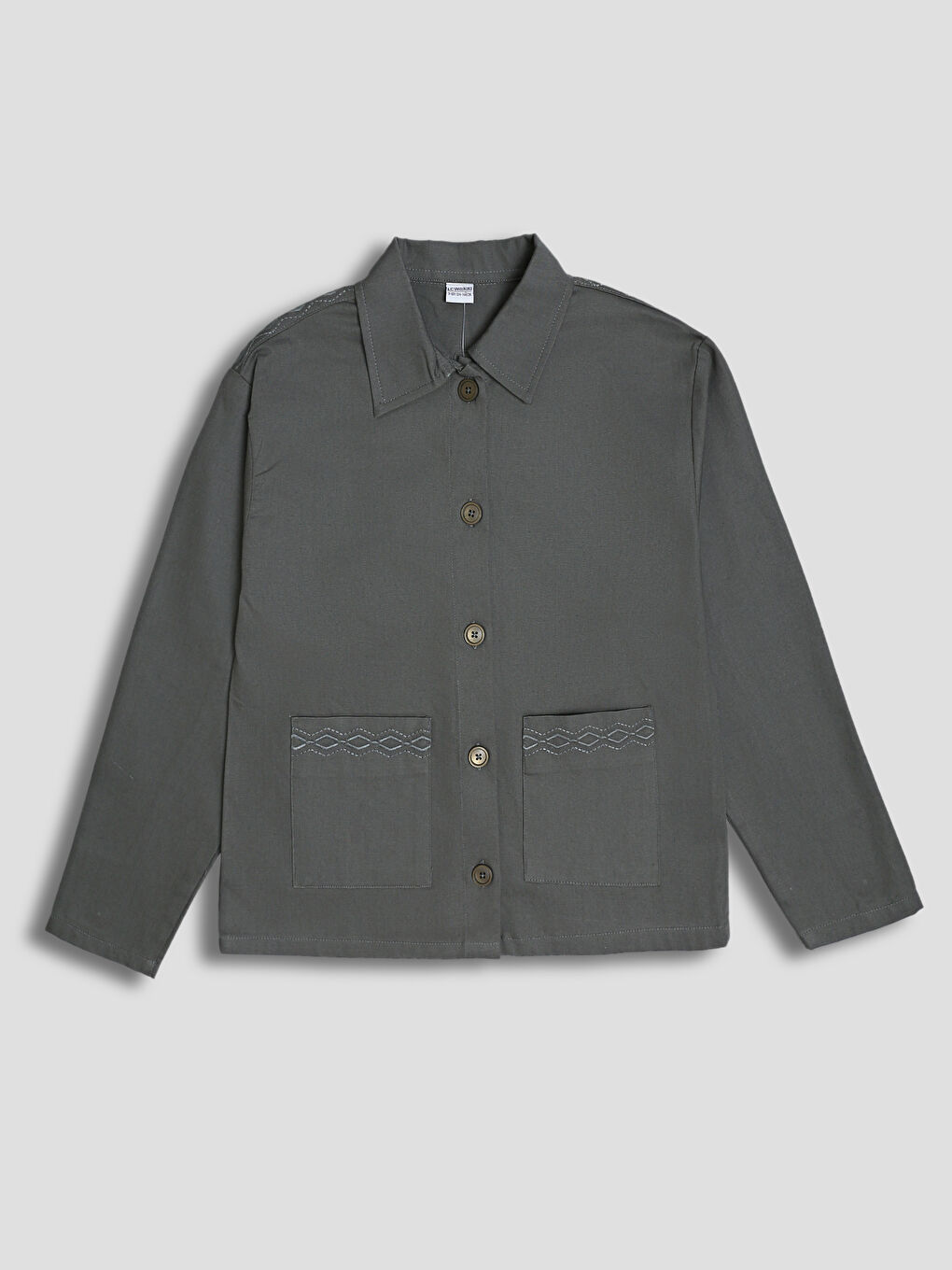 Long Sleeve Girls' Shirt Jacket