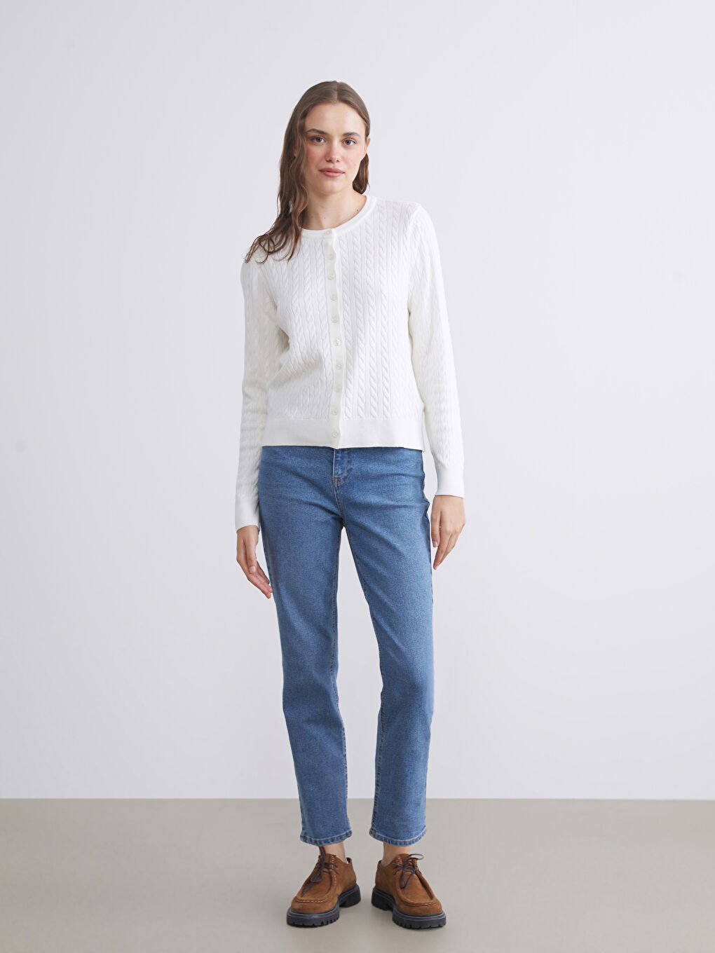 LCW Modest Mom Fit Women's Jeans -W5CC78Z8-507