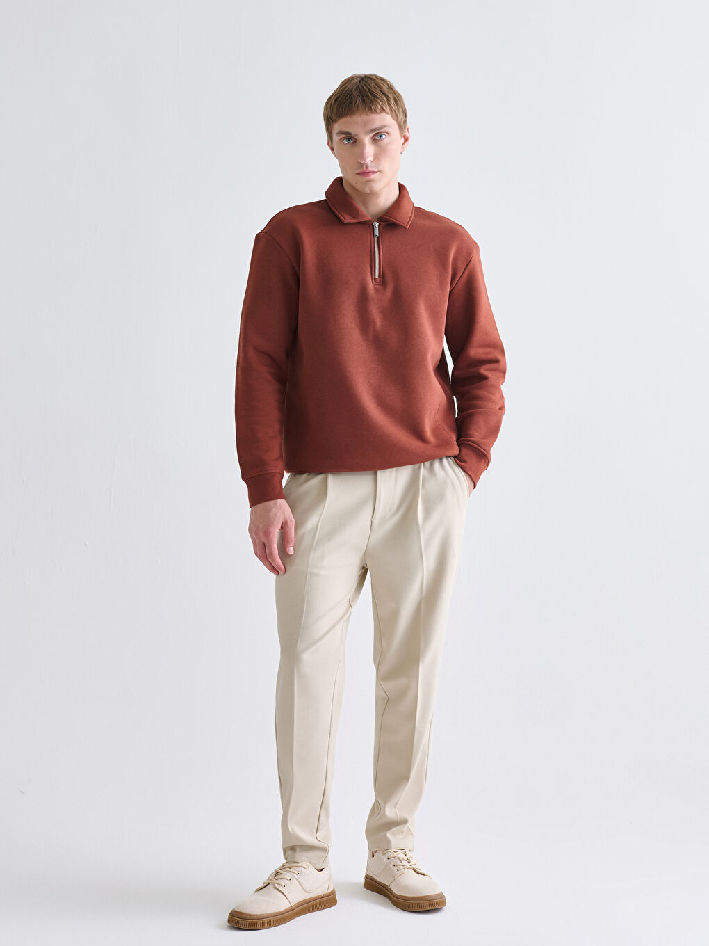 Ерлер қоңыр Свитшот-1