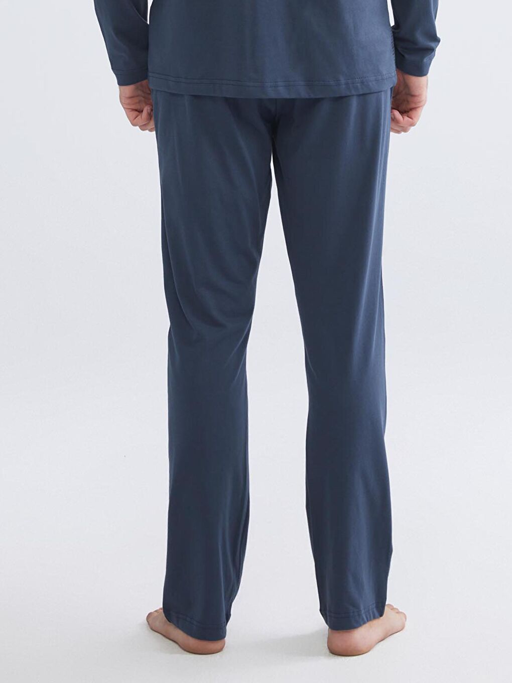İndigo Standart Kalıp Erkek Pijama Alt-1