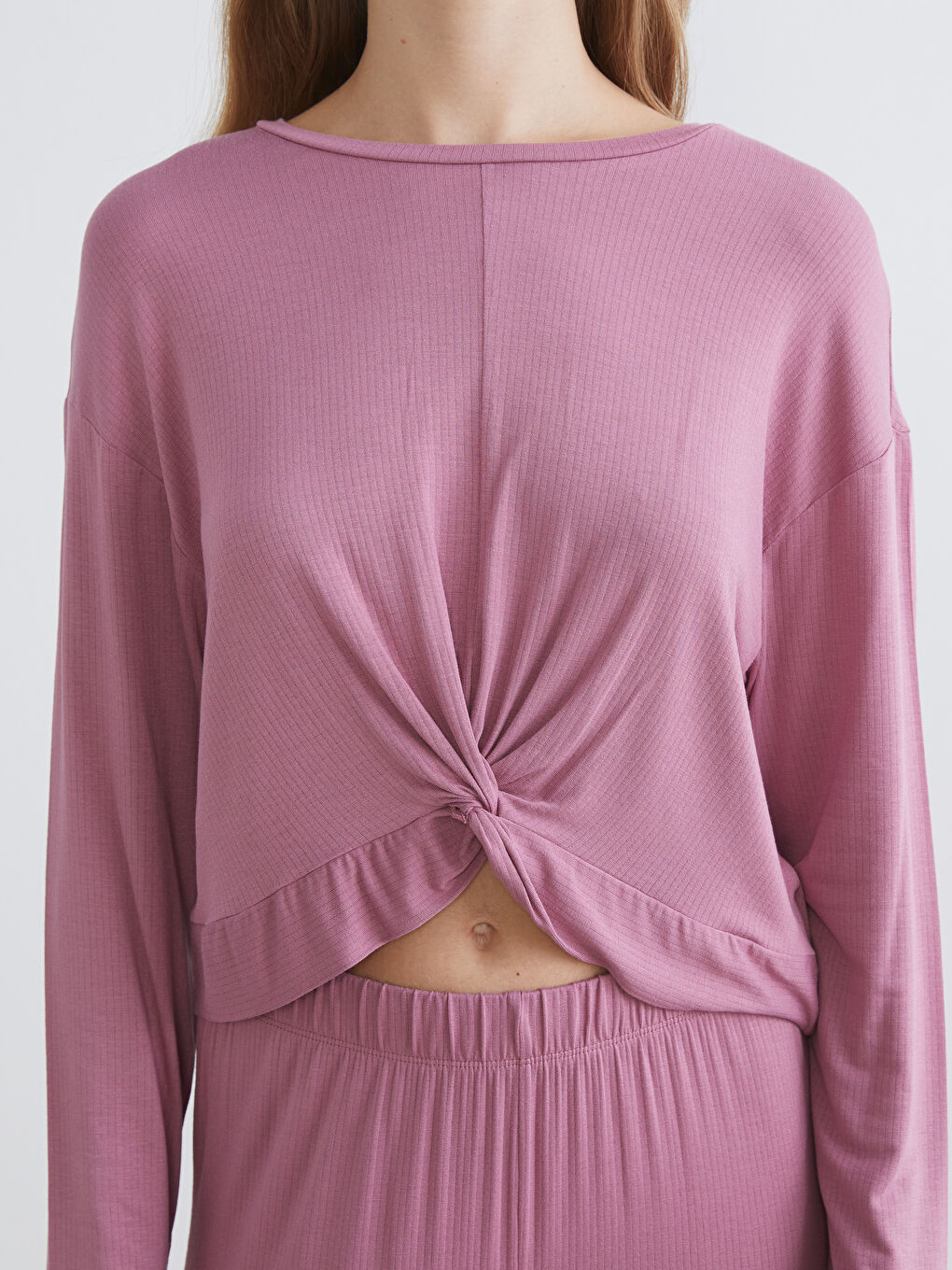 Crew Neck Women's Pyjama Set-2