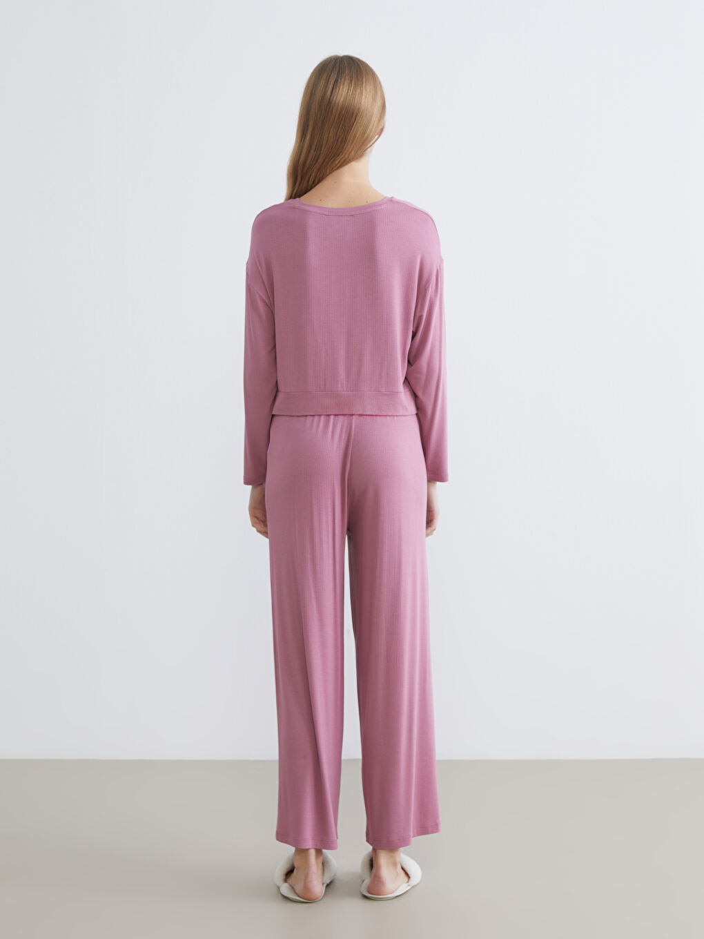 Crew Neck Women's Pyjama Set-3