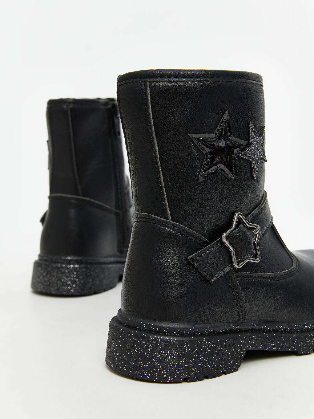 Baby Girl BLACK Boots-4