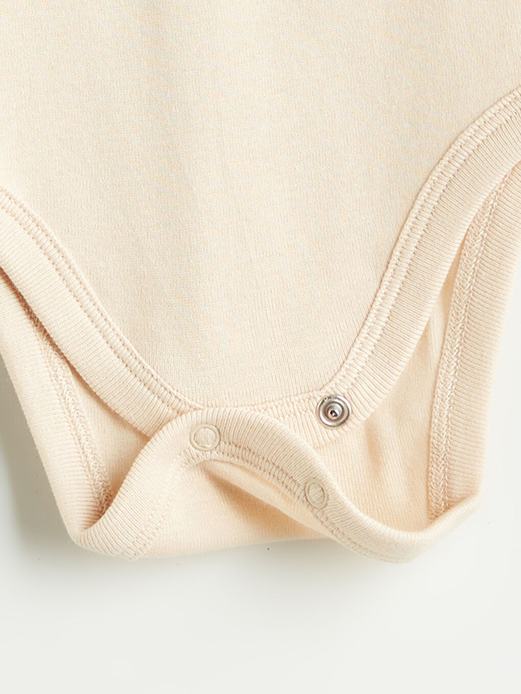 Bej Baskılı Erkek Bebek Çıtçıtlı Body-2