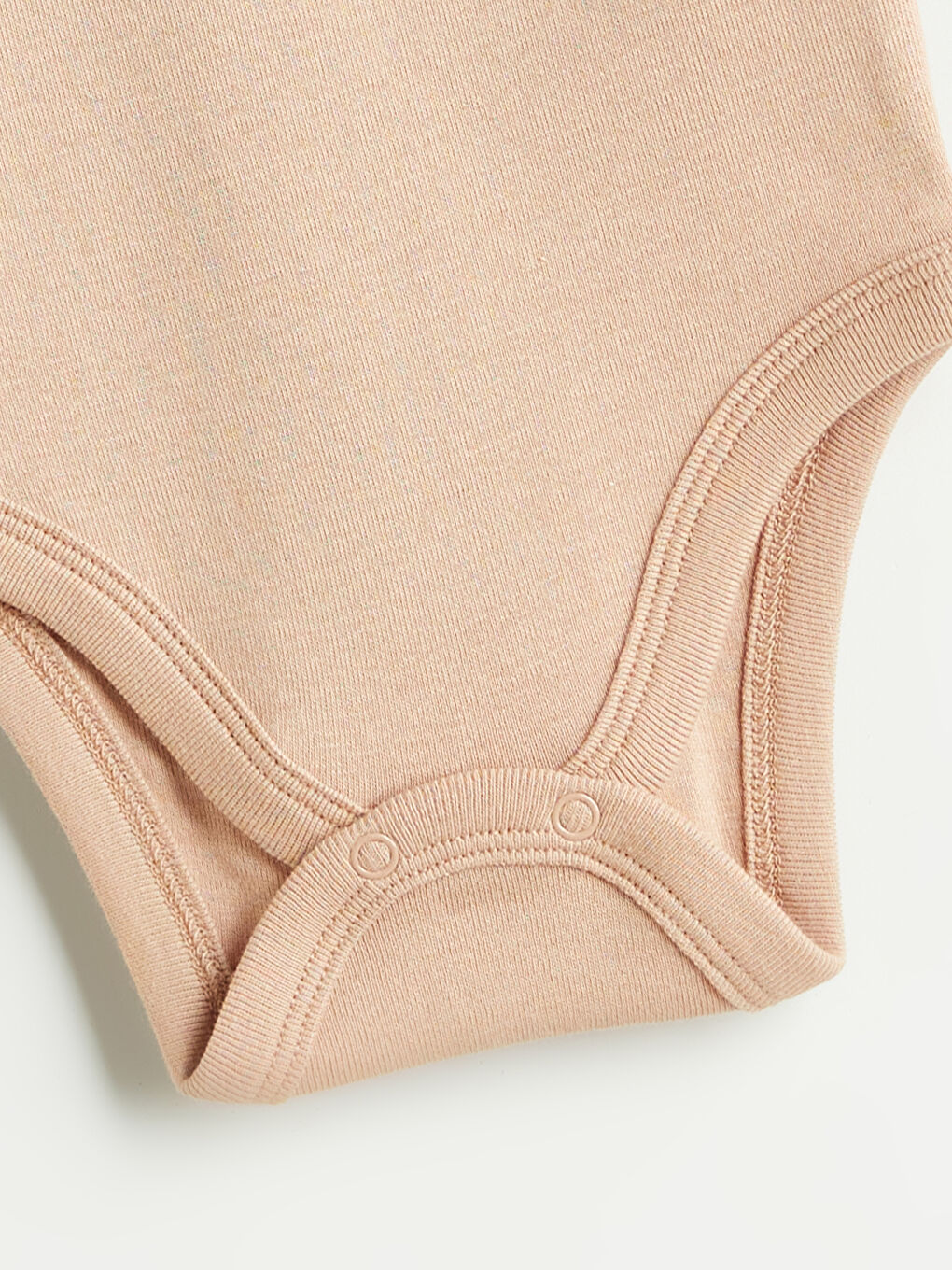 Kahverengi Baskılı Erkek Bebek Çıtçıtlı Body-1