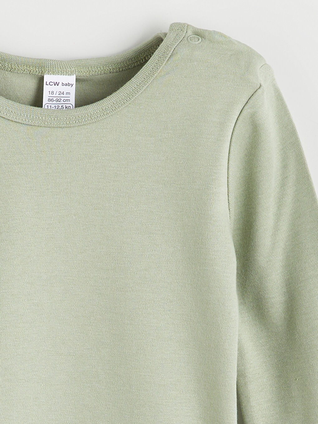 Yeşil Bisiklet Yaka Erkek Bebek Çıtçıtlı Body-2