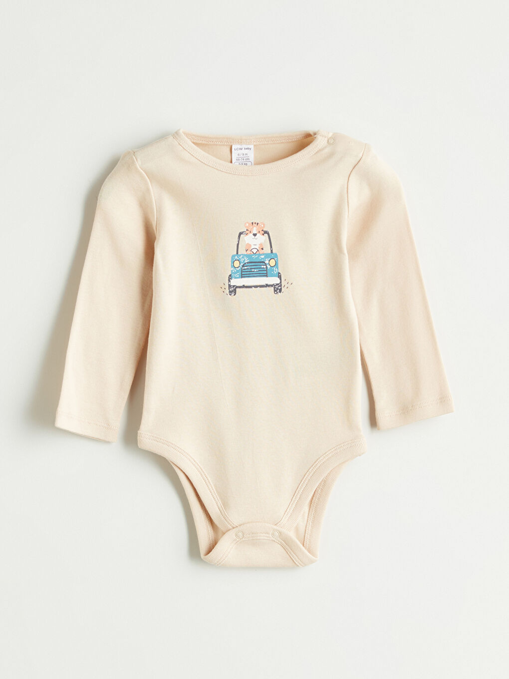 Baby Boy ECRU Bodysuit-1